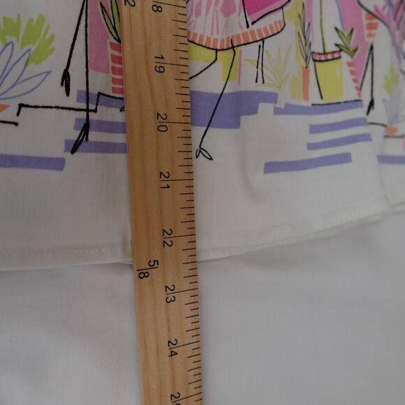 G Essentials Skirt Womens Size 10 City/Fashion Print Preppy Coquette Feminine - Picture 8 of 12